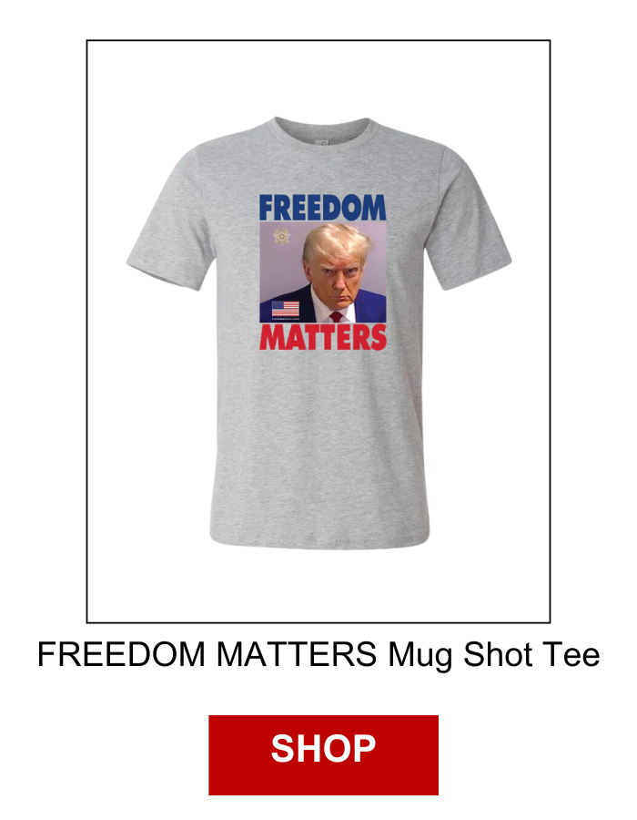 Freedom Matters Mug Shot Tee