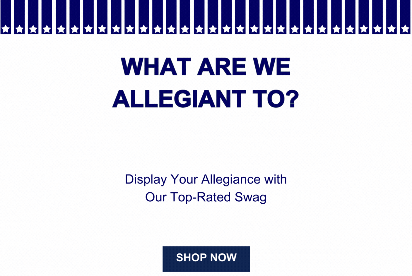 what are we allegiant to?