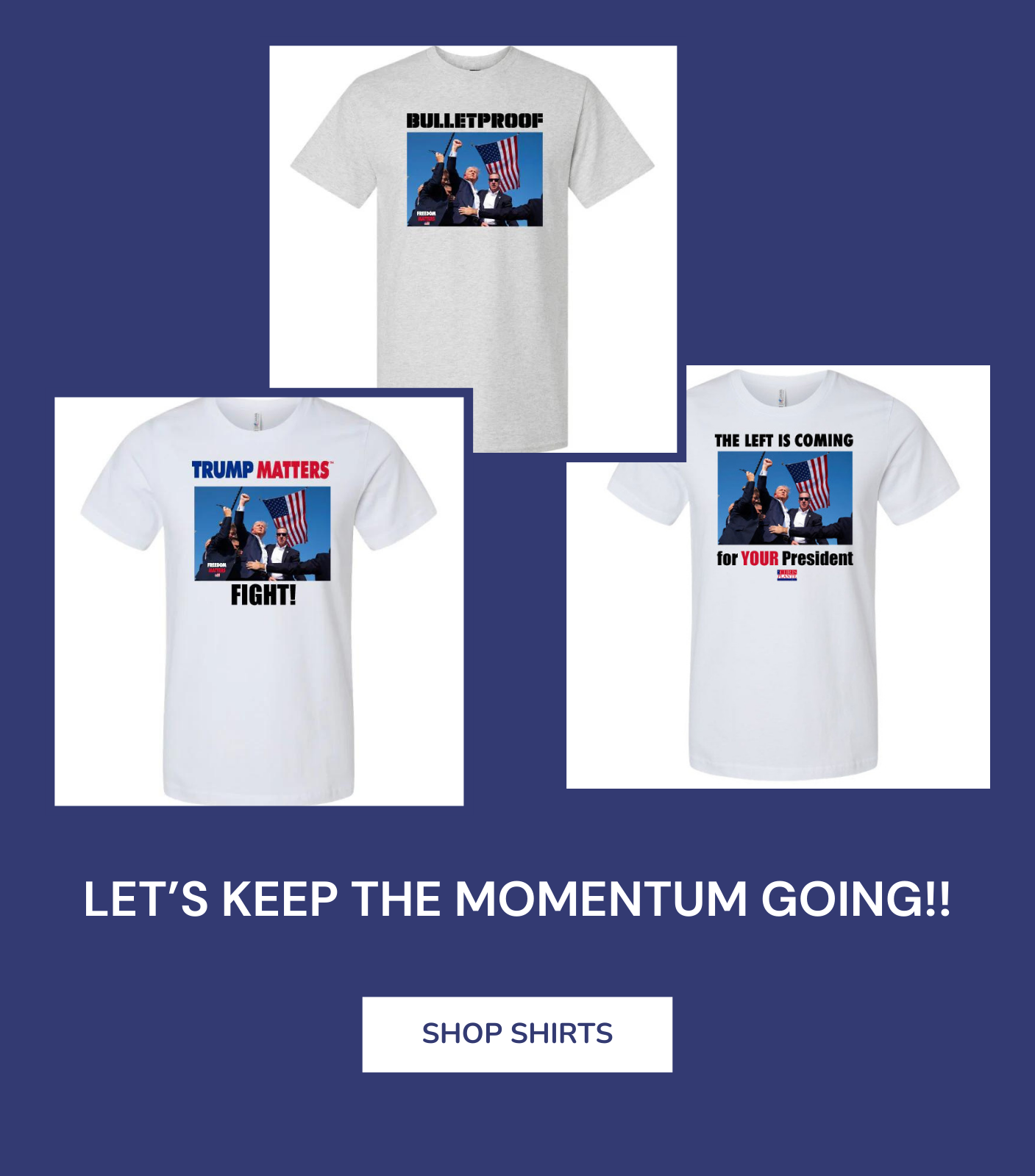 let's keep the momentum going!