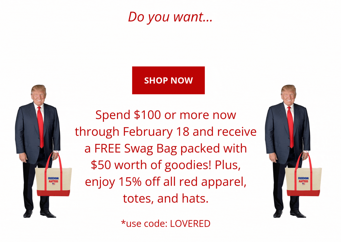 $50 Worth of Free Swag