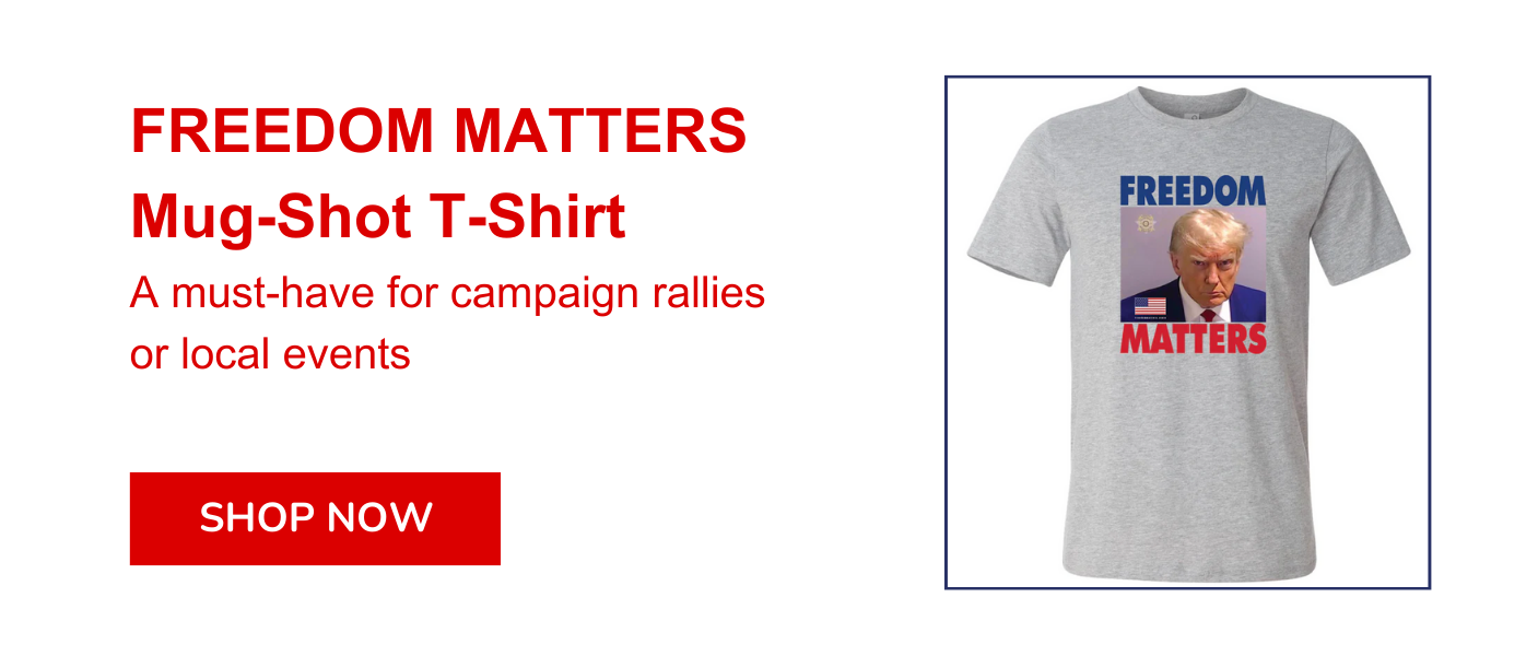 Freedom Matters Mug-Shot t-shirt