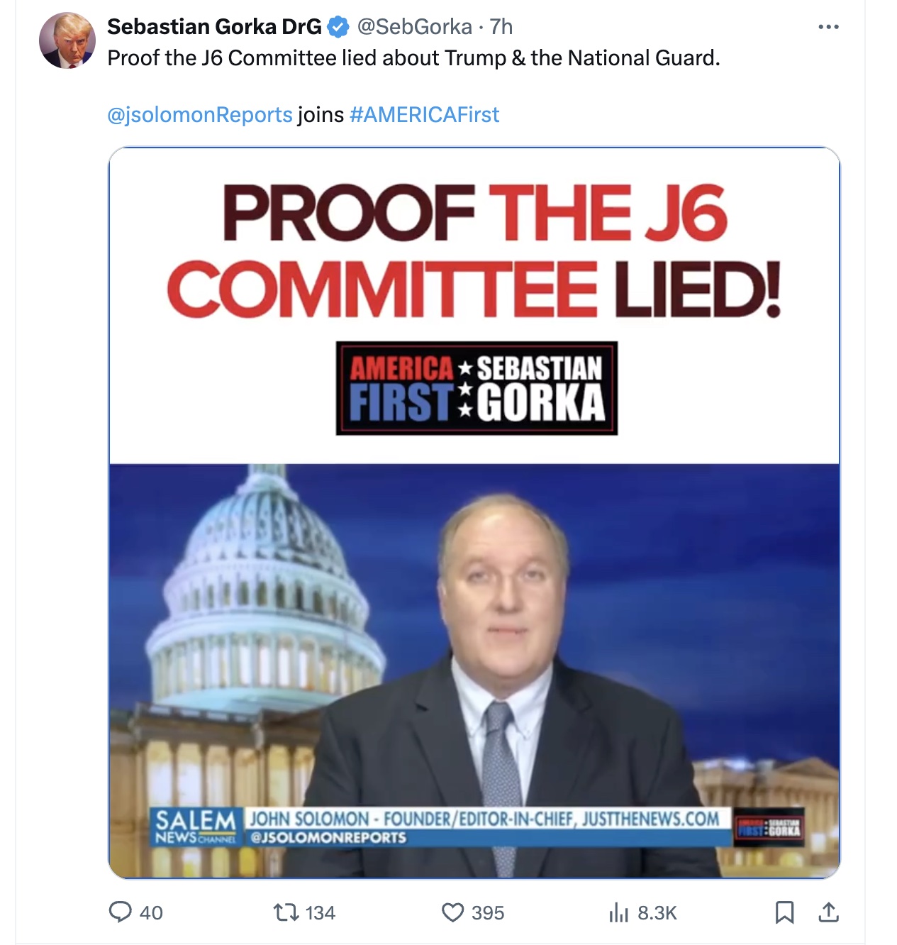 Proof the J6 Committee Lied