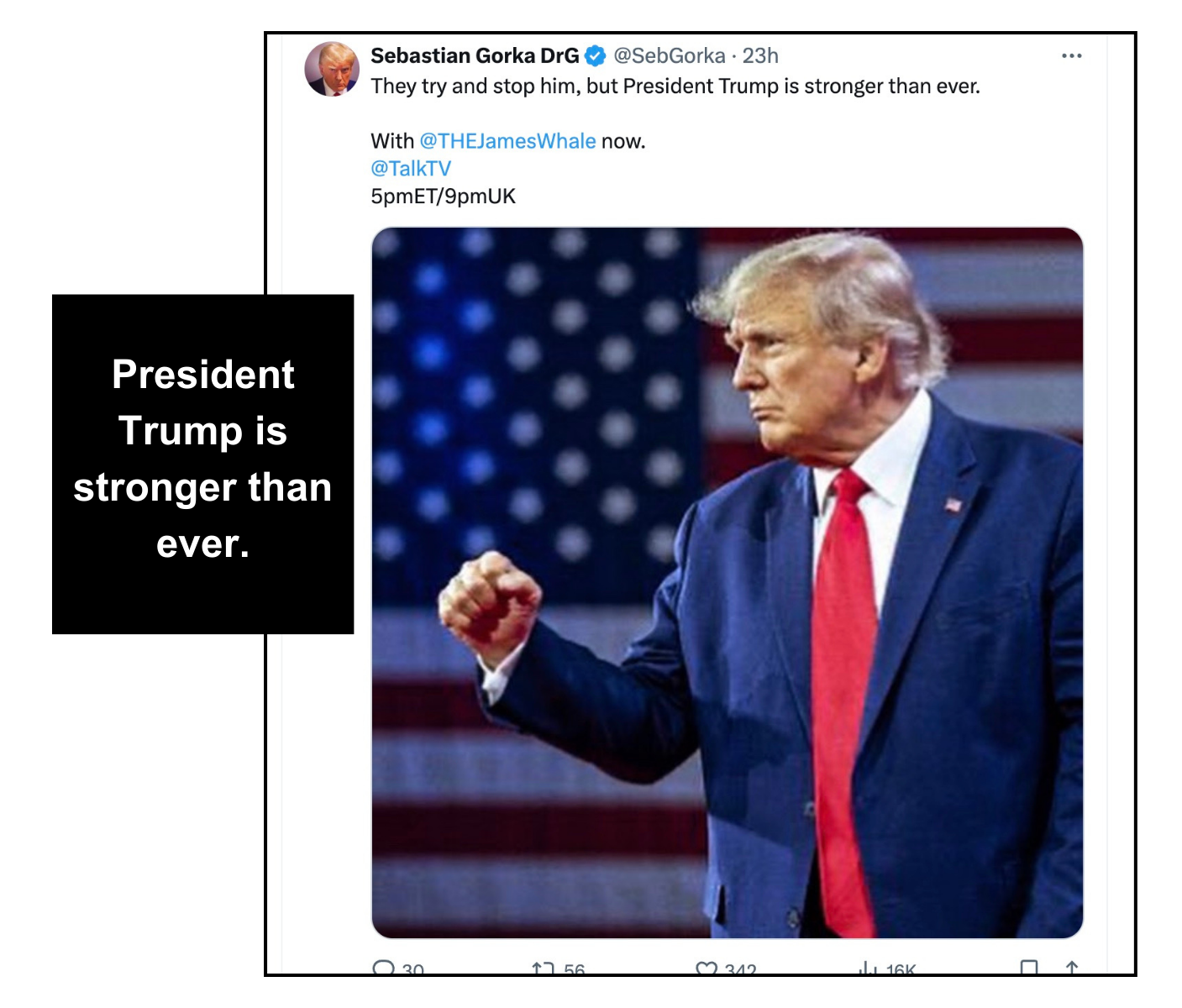 President Trump is Stronger Than Ever