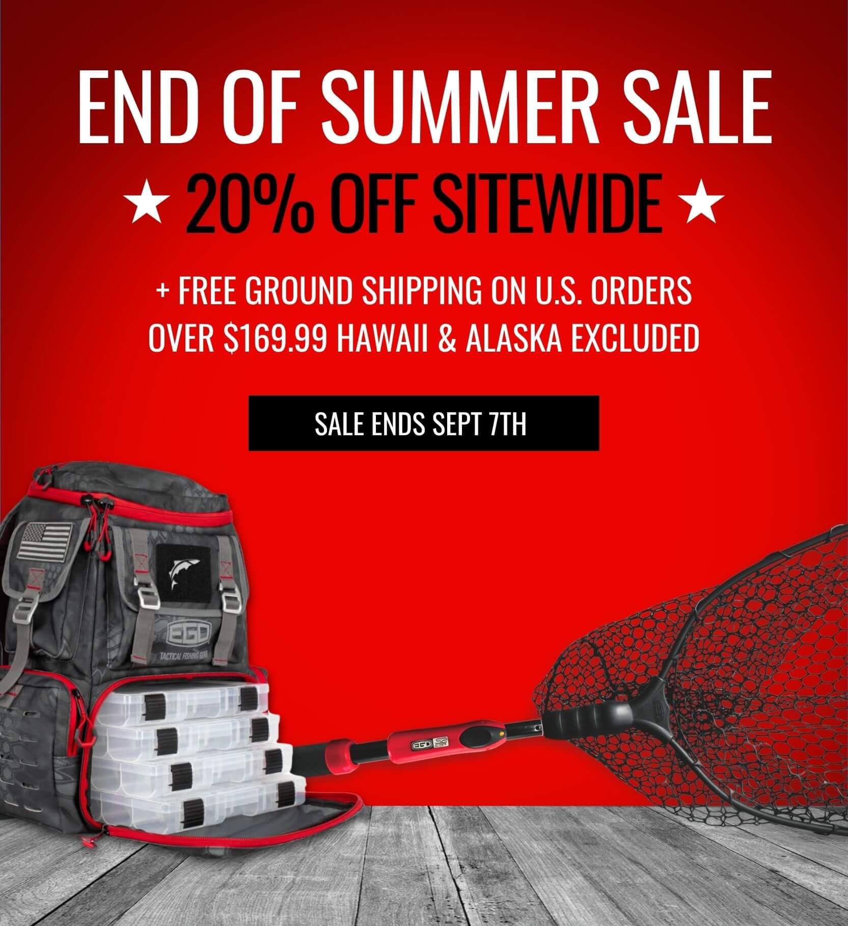 EGO Fishing Year End Sale Begins Now! UP To 40% OFF