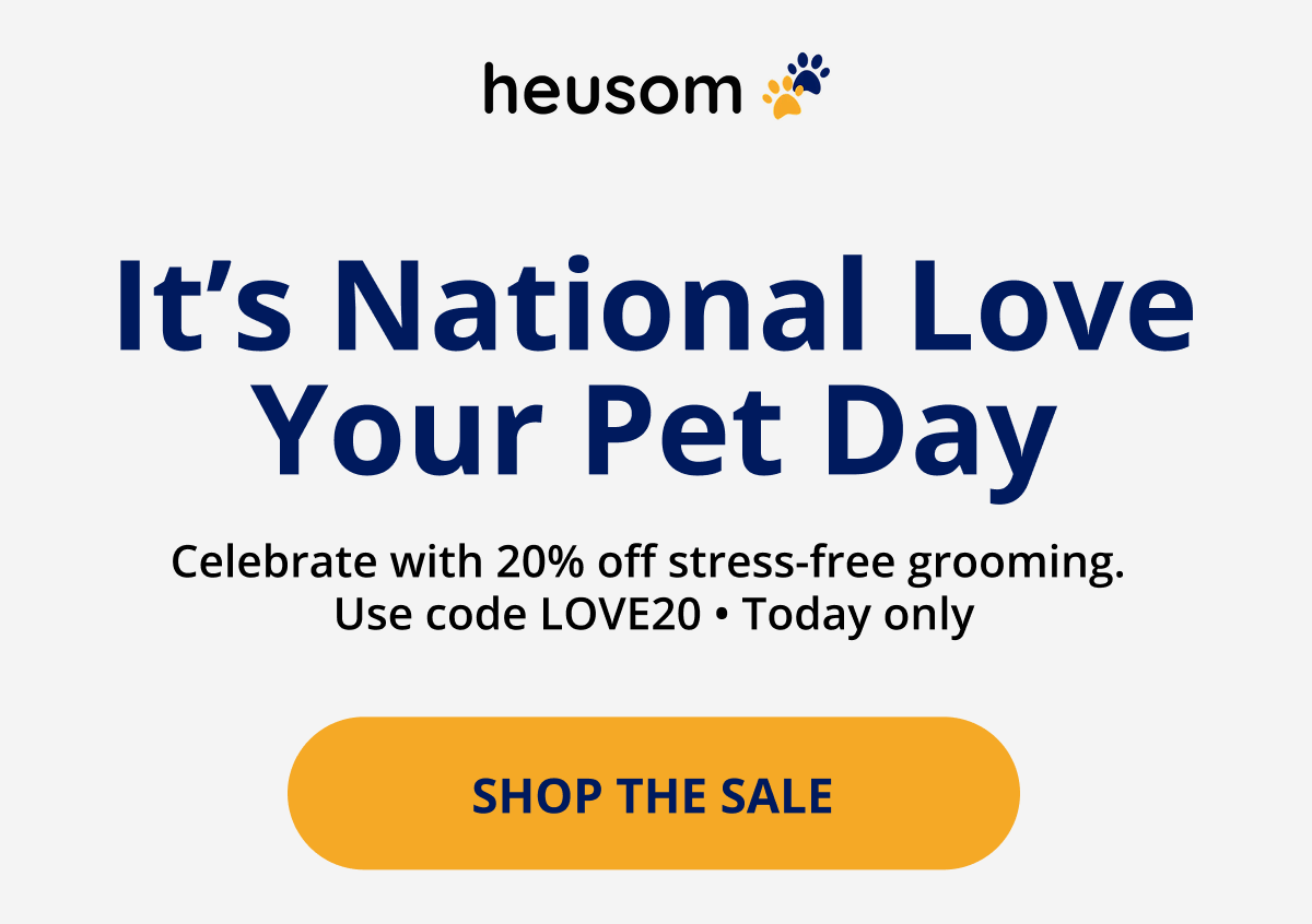 It's National Love Your Pet Day 