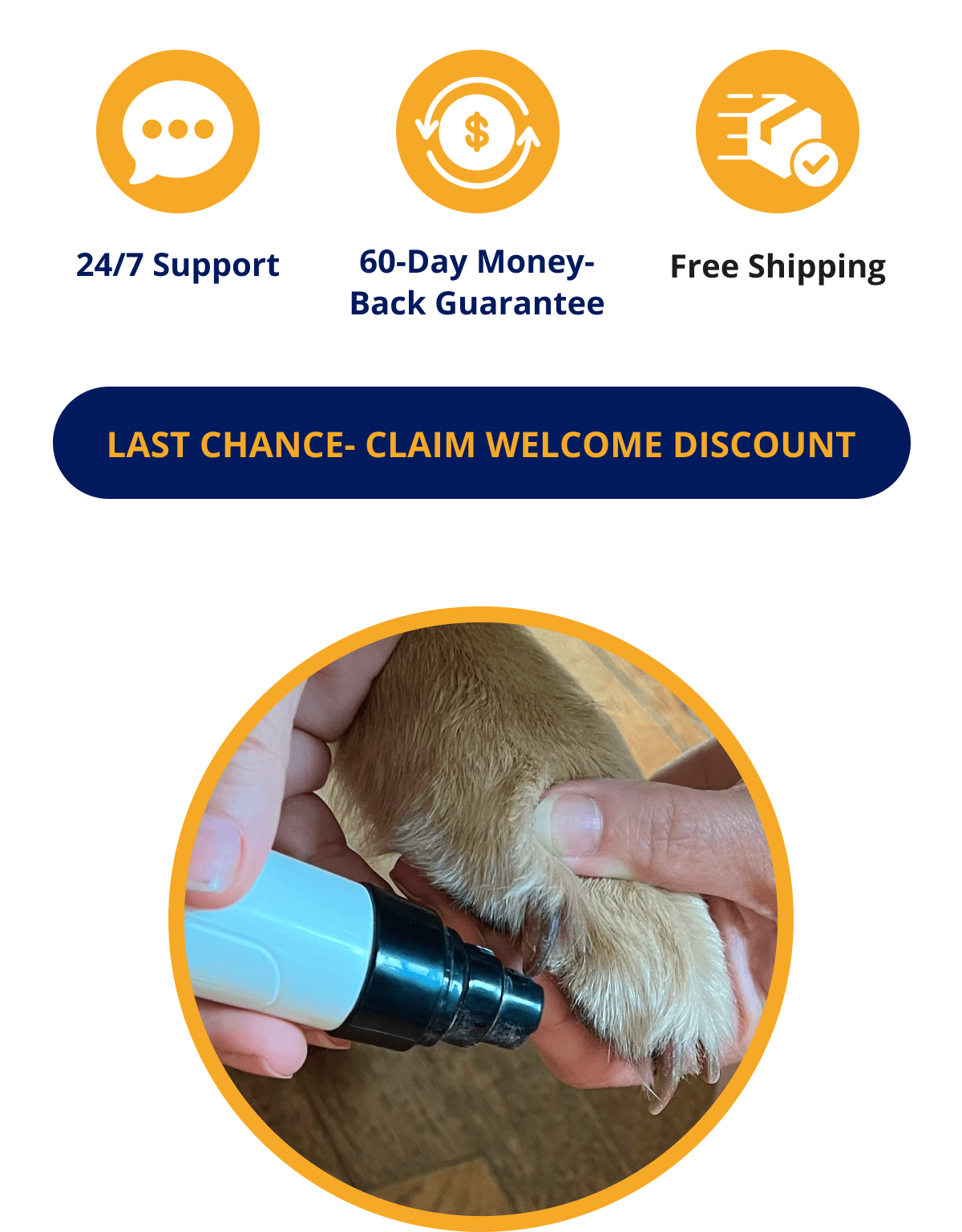 24/7 Support 60-Day Money-Back Guarantee Free Shipping  LAST CHANCE- CLAIM WELCOME DISCOUNT