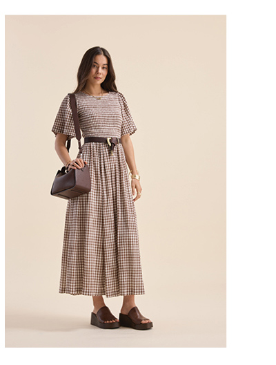 The Shirred Bodice Dress