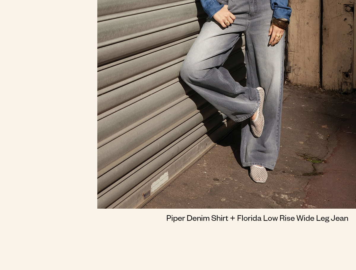 Florida Low Rise Wide Leg Jean