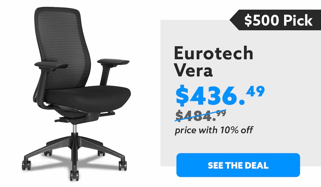 The $500 pick: Eurotech Vera Mesh Chair, $436.49