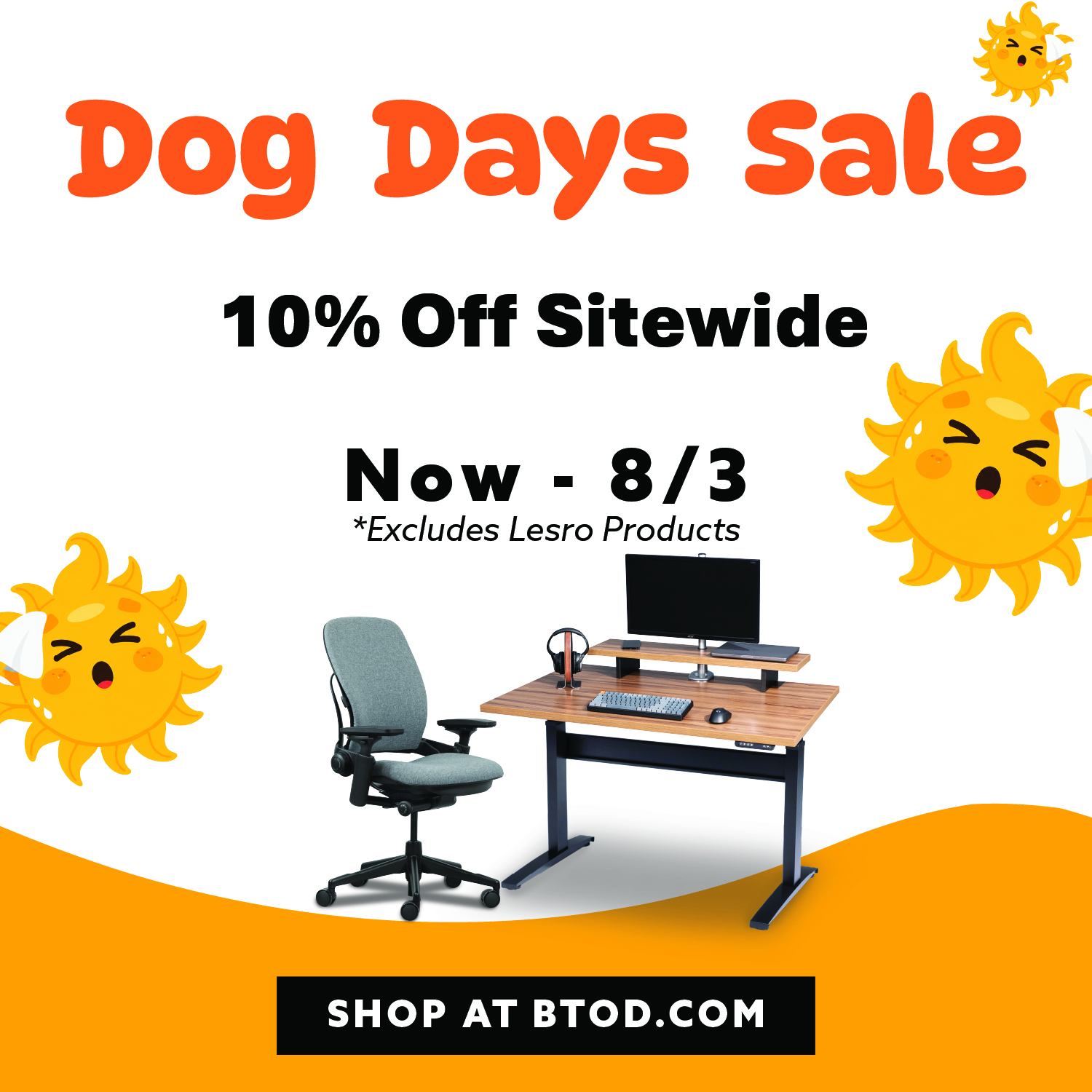 Dog Days Sale 10% off Sitewide until 8/3