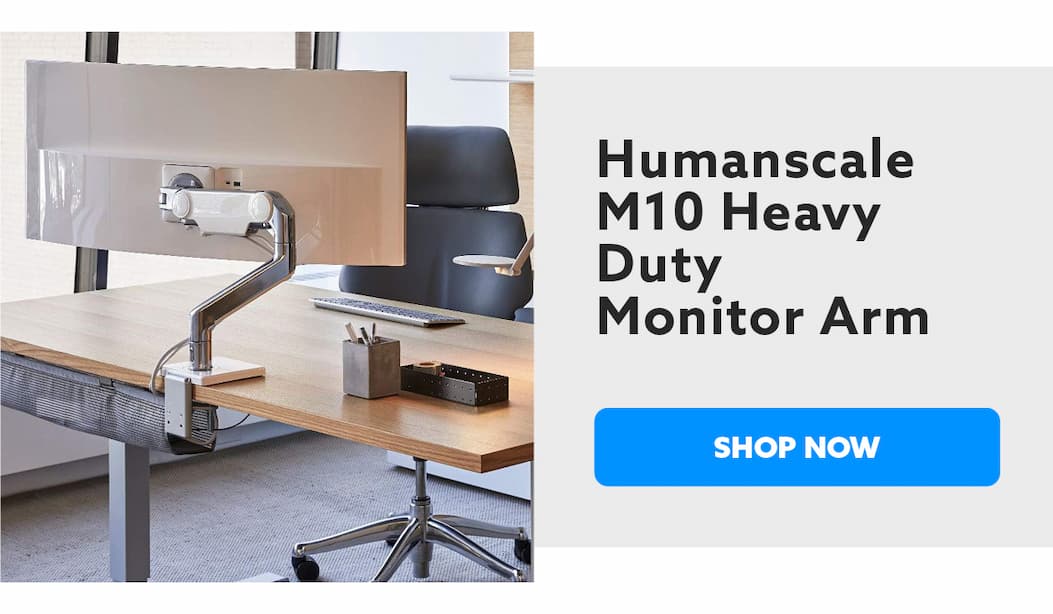 Humanscale M10 Adjustable Heavy Duty Monitor Arm, Shop Now
