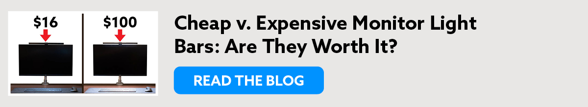 Cheap vs Expensive Monitor Light Bars: Are They Worth It?