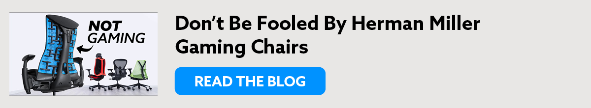 don't be fooled by herman miller gaming chairs, read the blog