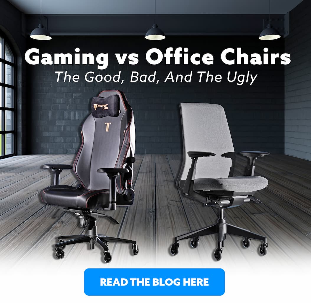 Gaming vs Office Chairs: The Good, Bad, and The Ugly. Read the Blog.