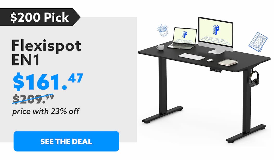 The $200 pick: Flexispot EN1, $161.47