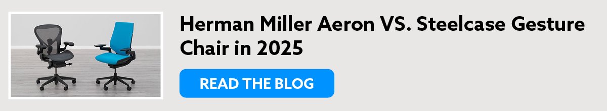 Herman Miller Aeron vs Steelcase Gesture Chair in 2025