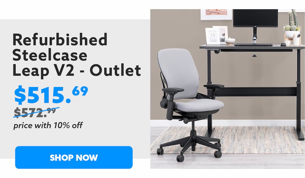 Refurbished Steelcase Leap v2 Outlet, Shop Now