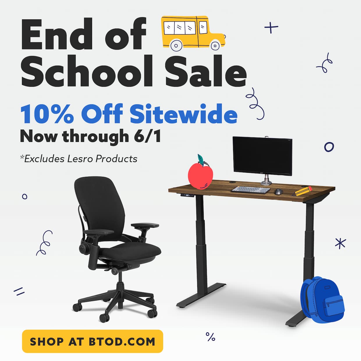 End of School Sale 10% off Sitewide now - 6/1