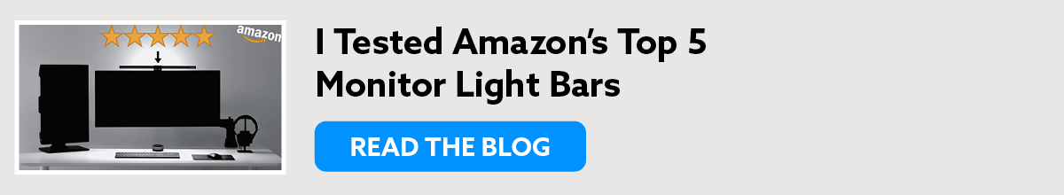 I Tested Amazon's Top 5 Monitor Light Bars
