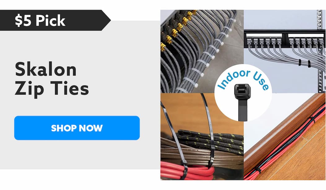 $5 Pick, Skalon Zip Ties