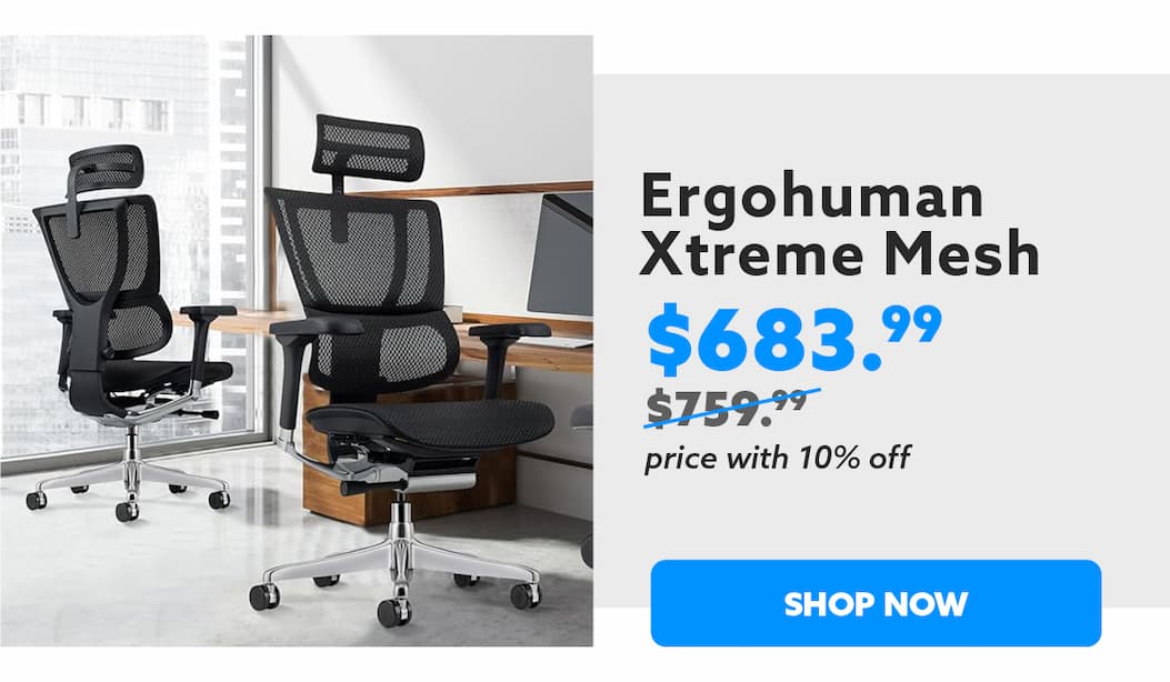 Ergohuman Xtreme Mesh, Shop Now