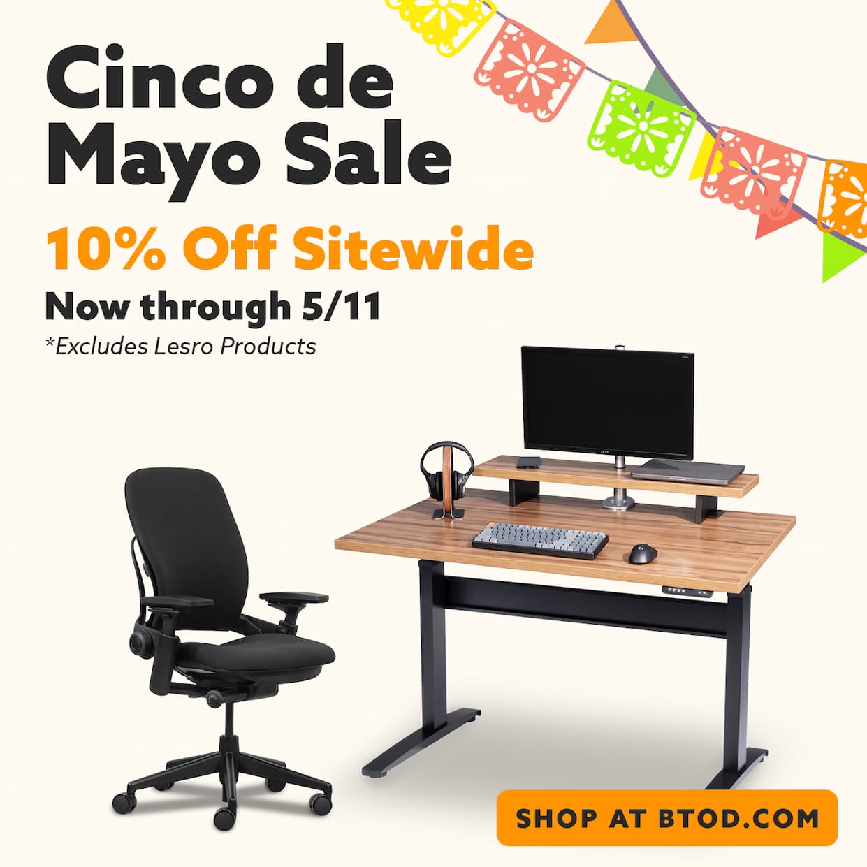 Cinco de Mayo Sale 10% off Sitewide now-5/11