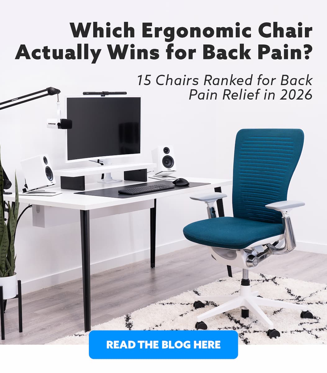 Which Ergonomic Chair Actually Wins For Back Pain? 15 Chairs Ranked For Back Pain Relief in 2026.. READ THE BLOG HERE