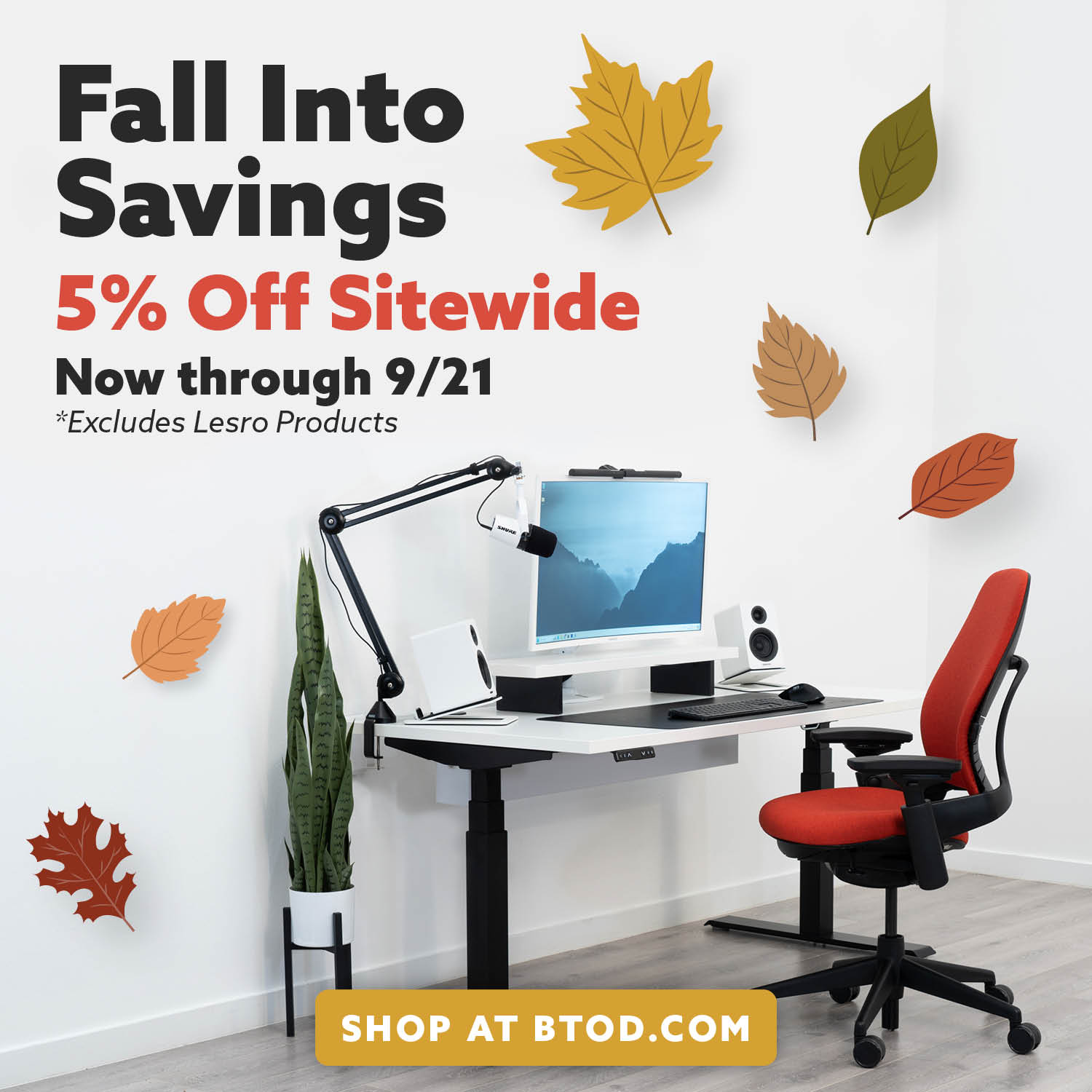 Fall Into Savings 5% off Sitewide until 9/21
