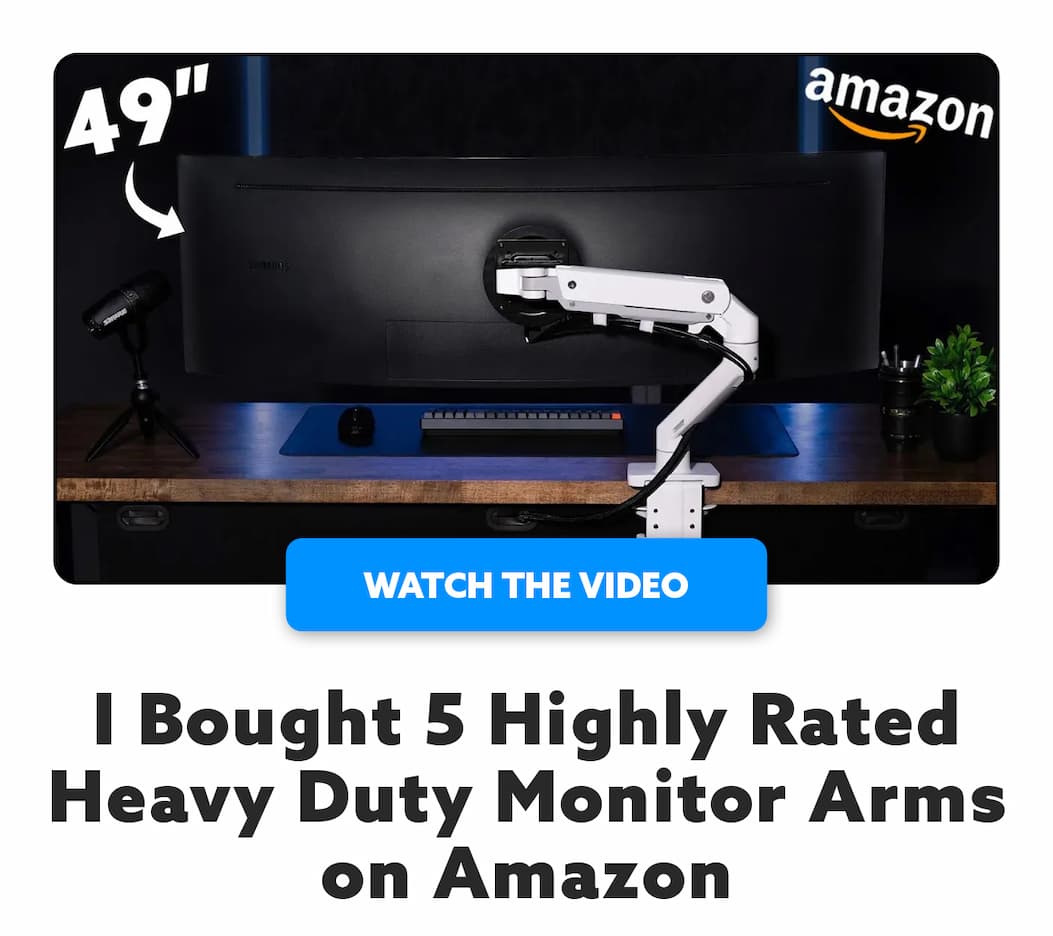 I Bought 5 Highly Rated Heavy Duty Monitor Arms on Amazon
