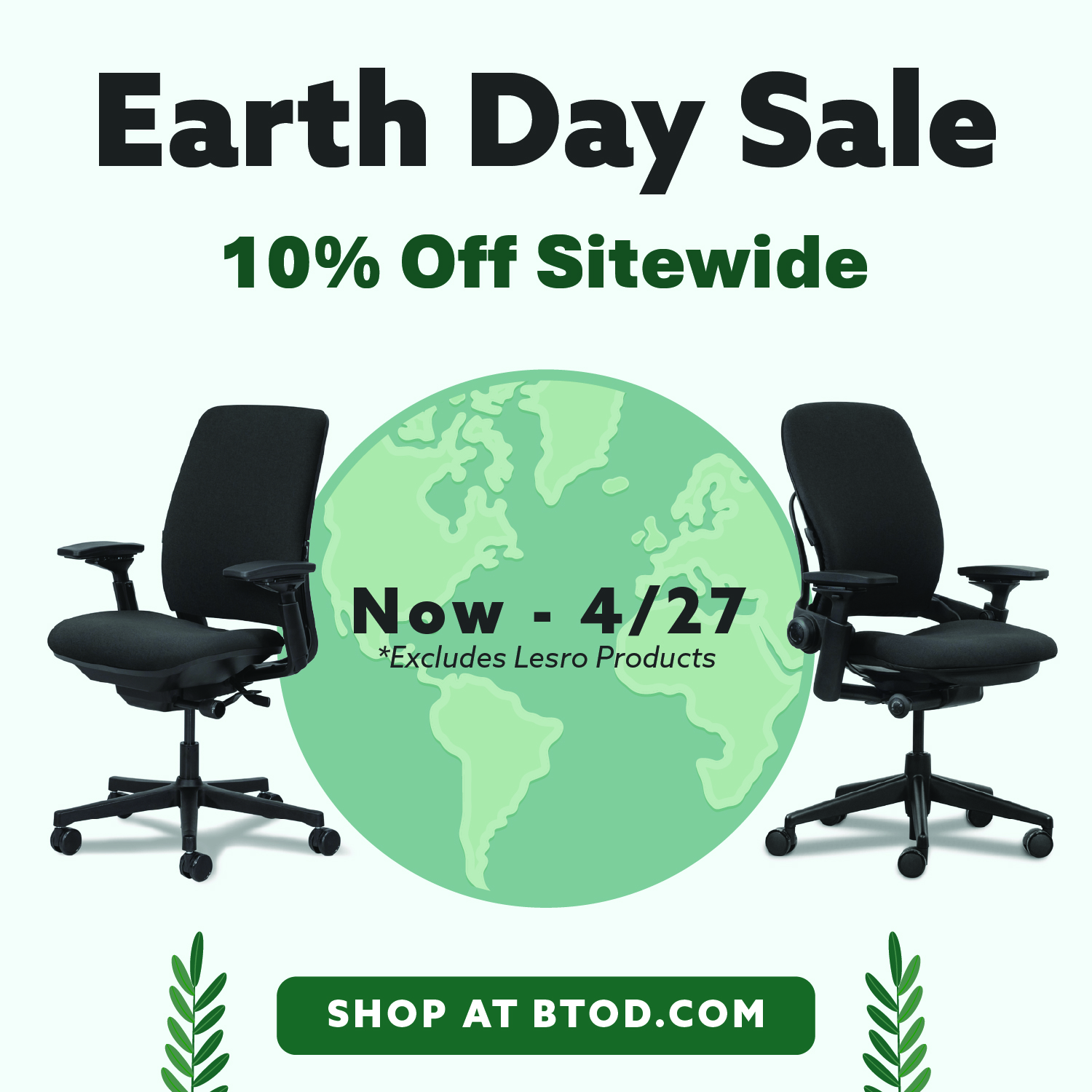 Earth Day Sale 10% off Sitewide Now-4/27