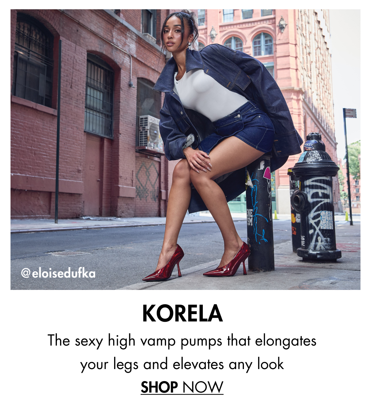 KORELA The sexy high vamp pumps that elongates your legs and elevates any look SHOP NOW