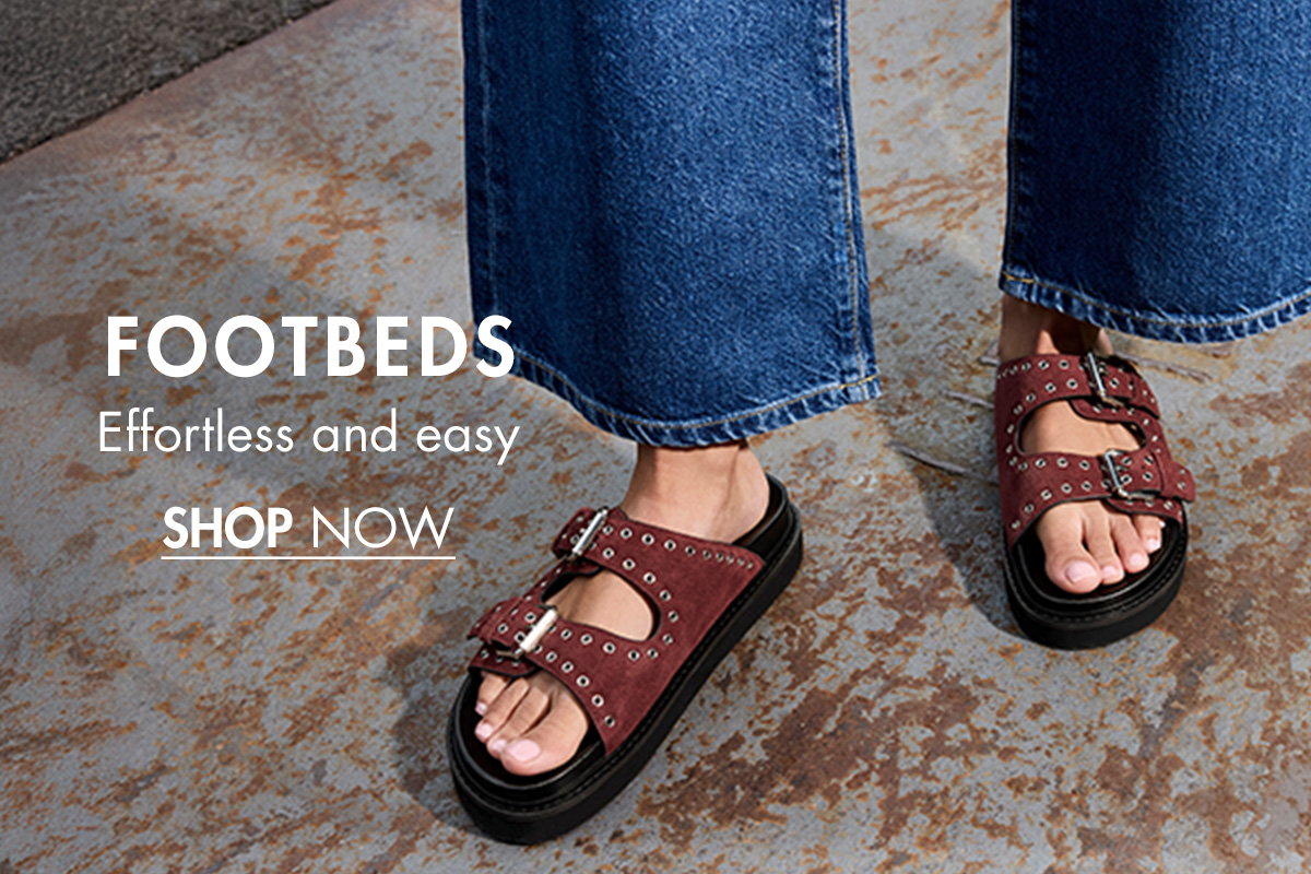 FOOTBEDS Effortless and easy SHOP NOW