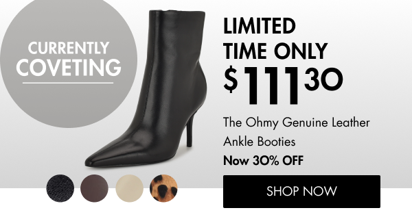 CURRENTLY COVETING: Ohmy GENUINE Leather Booties - 30% OFF