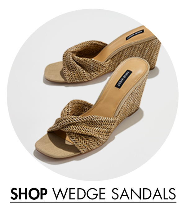 SHOP WEDGE SANDALS