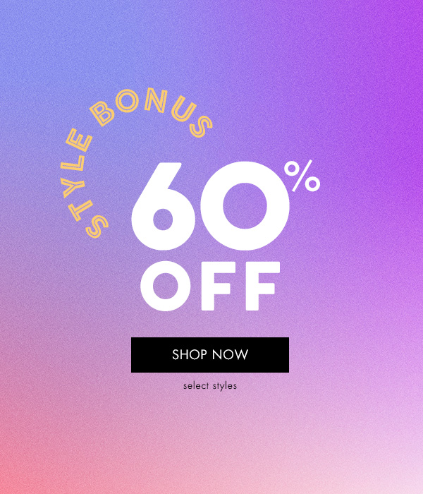 60 % Off . { SHOP NOW }