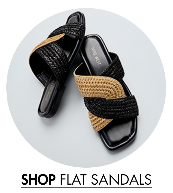 SHOP FLAT SANDALS 