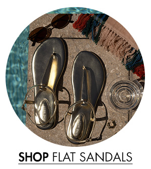 SHOP FLAT SANDALS