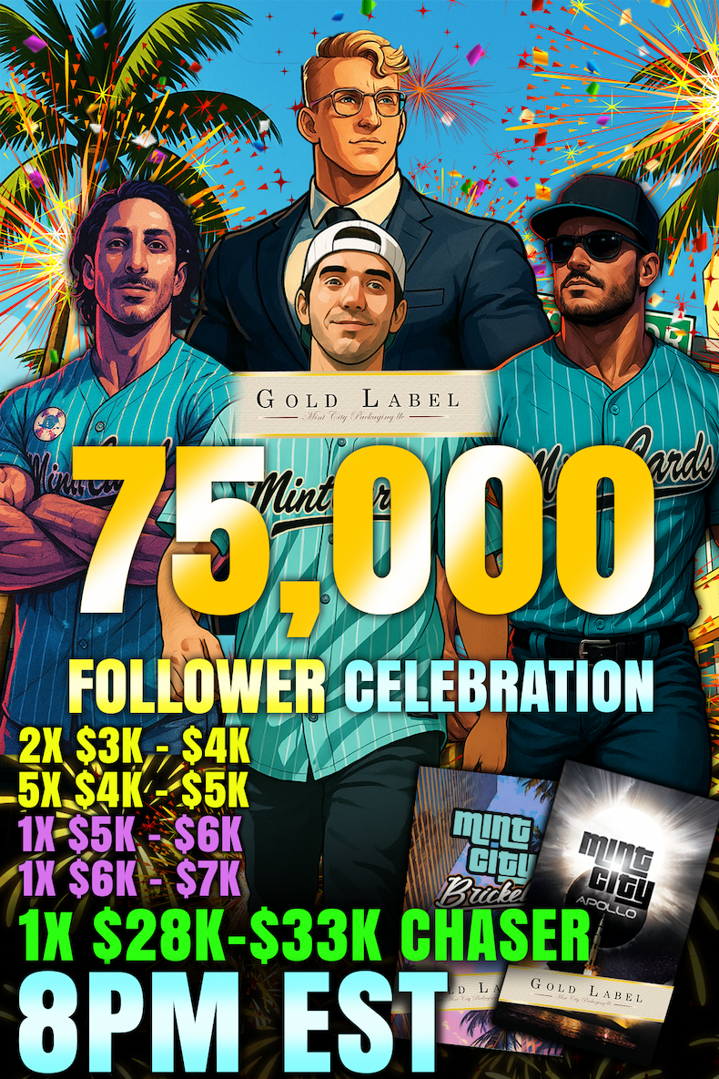 Gold Label 75K Follower Celebration Stream on Whatnot