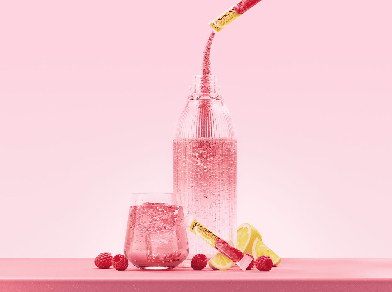 Glasflasche Bajonettverschluss für Wassersprudler (MySoda*,Mitte*,uvm.) 0,75 l