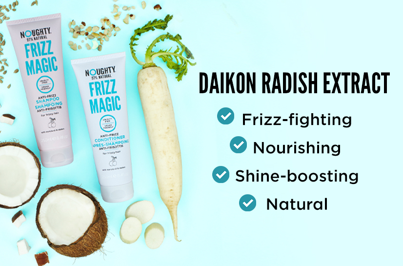 🌿 Discover the Haircare Marvel Daikon Radish Extract 🌿 Noughty Haircare