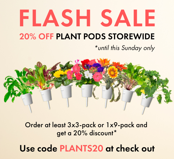 FLASH SALE until Sunday ⚡ Click & Grow