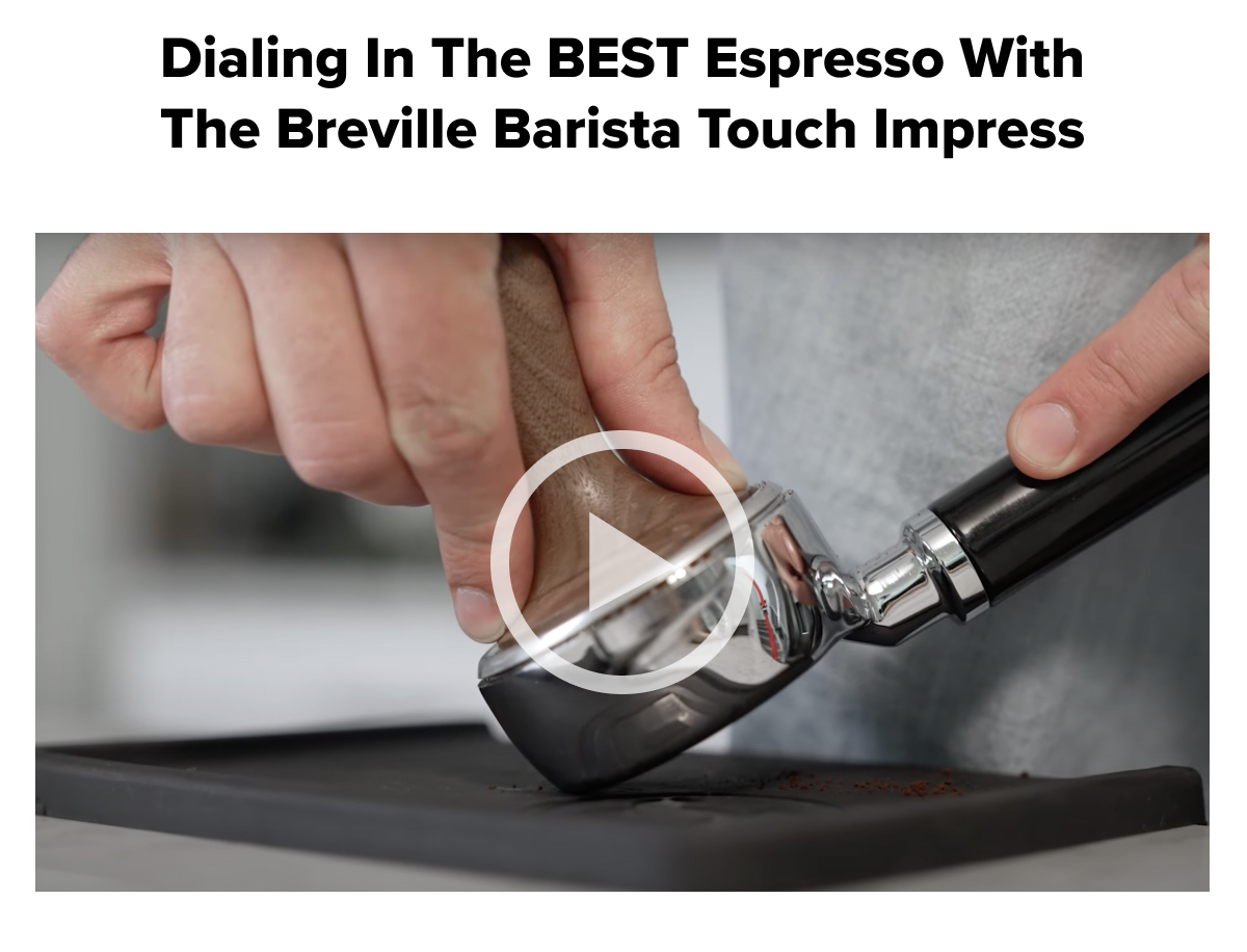 Dialing in the BEST espresso with the Breville Barista Touch Impress