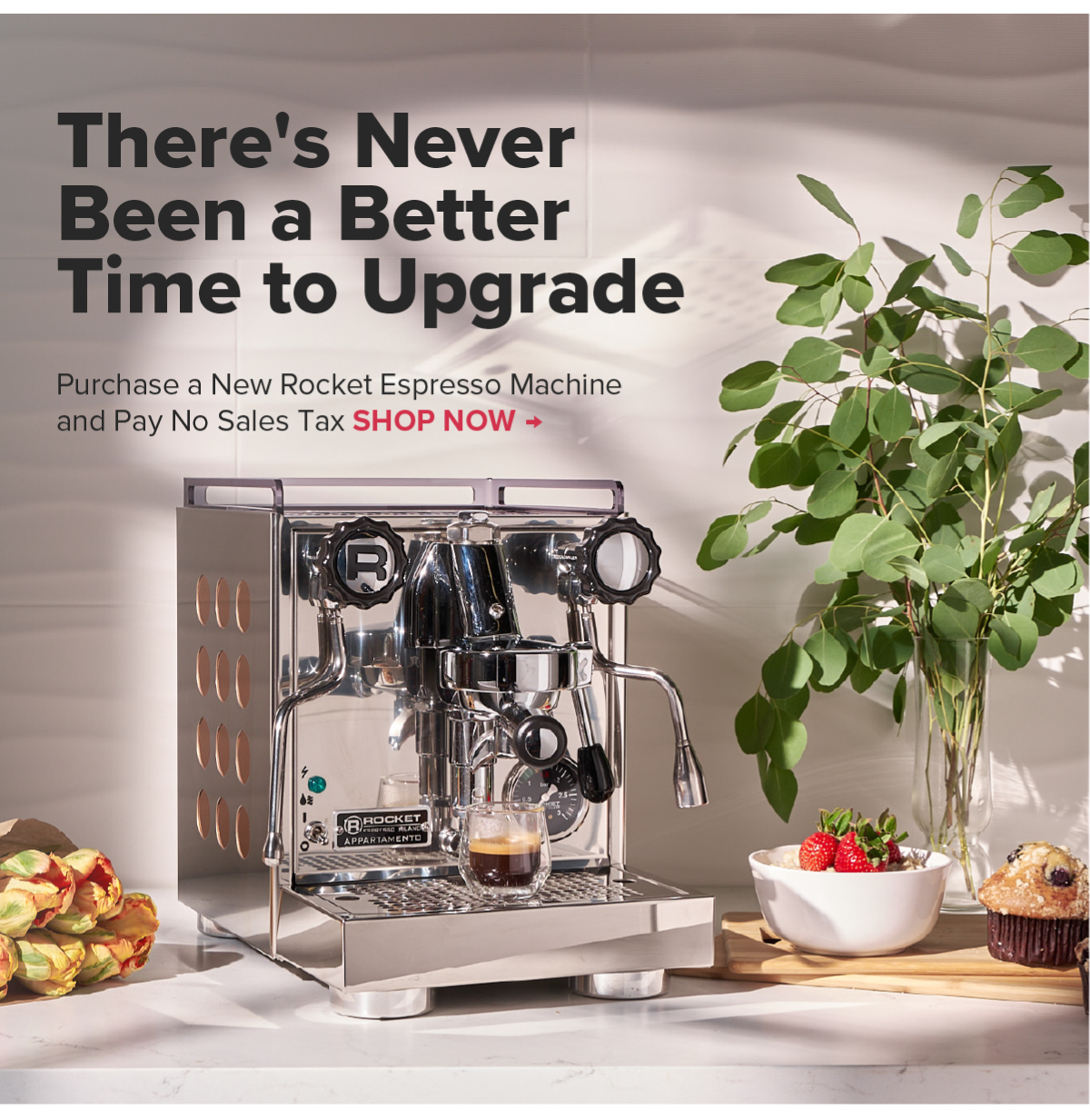 There's Never Been a Better Time to Upgrade - Purchase a New Rocket Machine and pay no sales tax [Shop Now]
