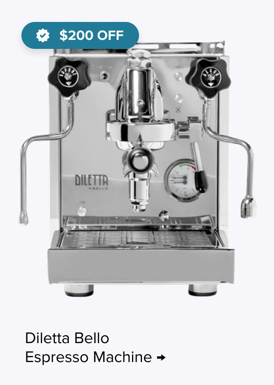 Diletta Bello Espresso Machine - $200 Off