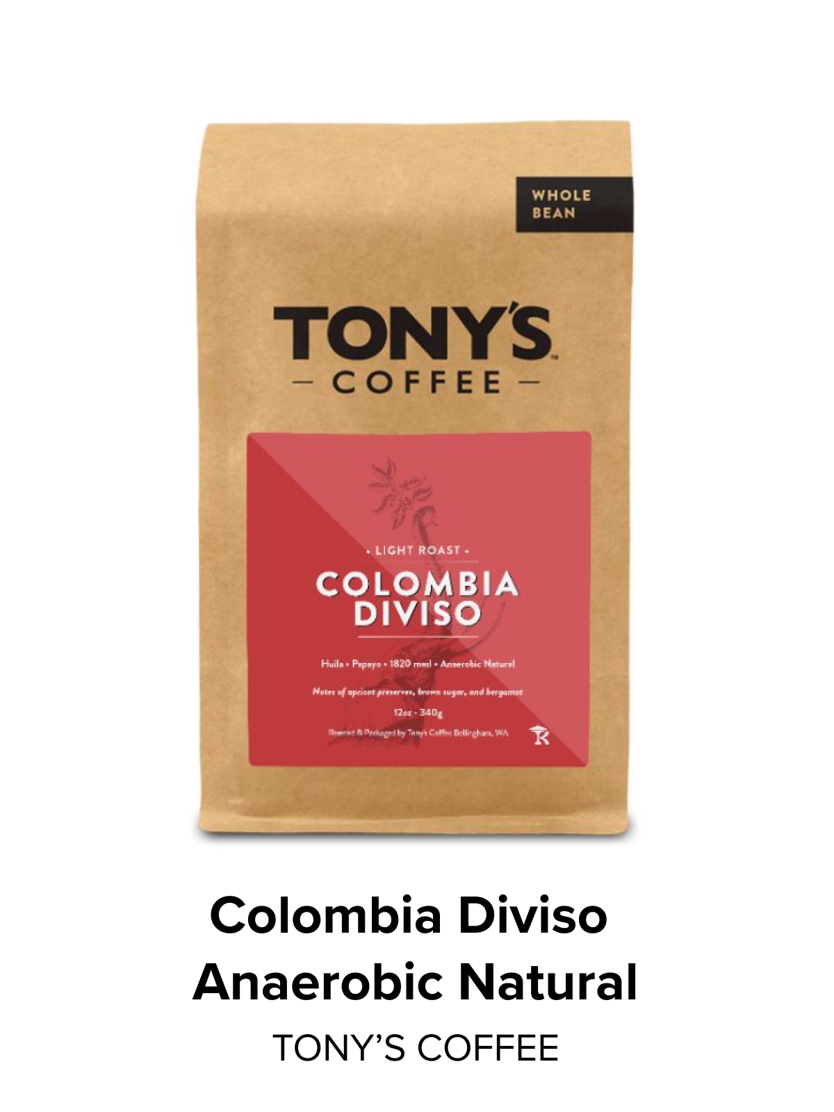 Tony's Coffee Colombia Diviso Anaerobic Natural