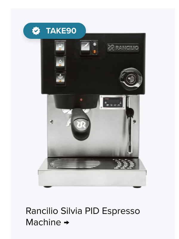 Rancilio Silvia PID Espresso Machine - TAKE90