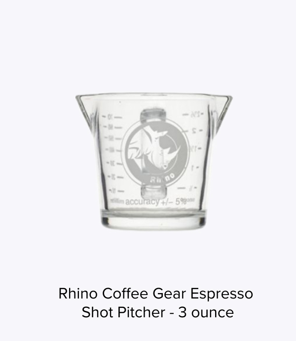 Rhino Coffee Gear Espresso - Shot Pitcher - 3 ounce