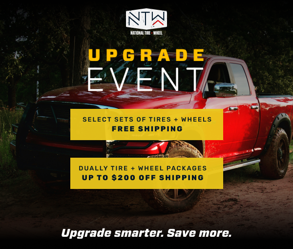 UPGRADE EVENT: Free Shipping on Select sets of tires and wheels