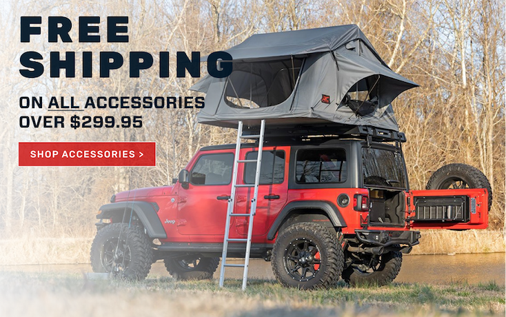 FREE SHIPPING on ALL Accessories over $299.95