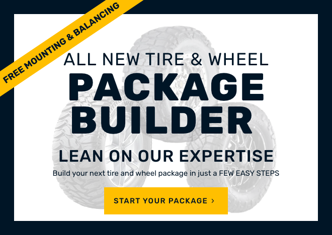 All New Tire & Wheel Package Builder